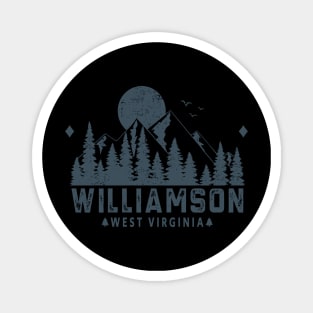 Williamson West Virginia Mountain Sight Magnet